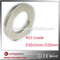 N52 Gute Qualität dauerhaften Ring D30x5-D20mm Magnet für Lautsprecher